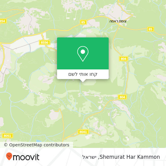 מפת Shemurat Har Kammon