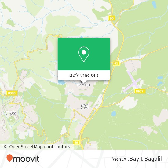 מפת Bayit Bagalil