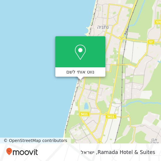 מפת Ramada Hotel & Suites