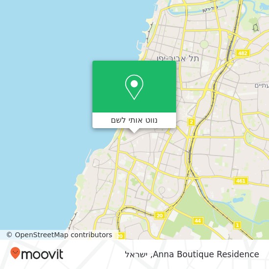 מפת Anna Boutique Residence