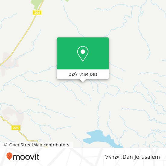 מפת Dan Jerusalem