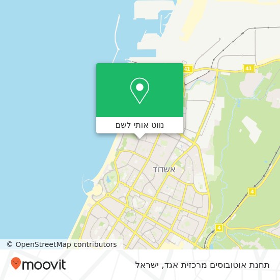 מפת תחנת אוטובוסים מרכזית אגד