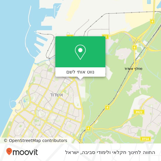 מפת החווה לחינוך חקלאי ולימודי סביבה