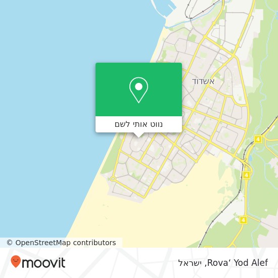 מפת Rova‘ Yod Alef
