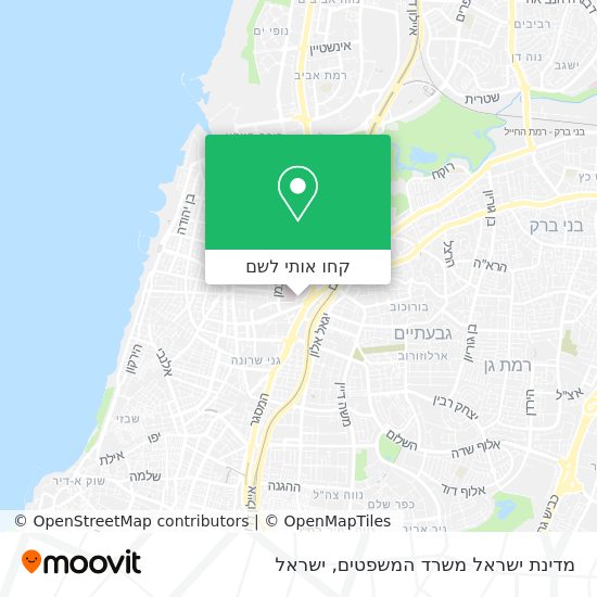 מפת מדינת ישראל משרד המשפטים