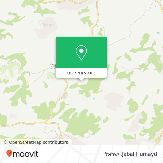 מפת Jabal Ḩumayd