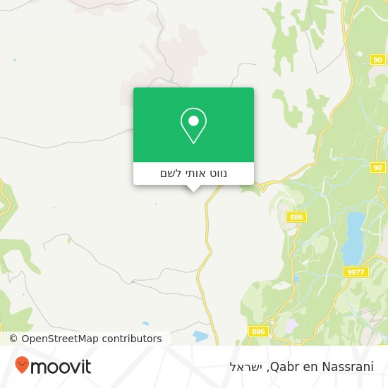 מפת Qabr en Nassrani