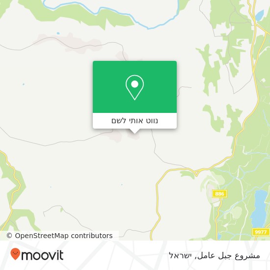 מפת مشروع جبل عامل