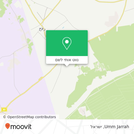 מפת Umm Jarrah