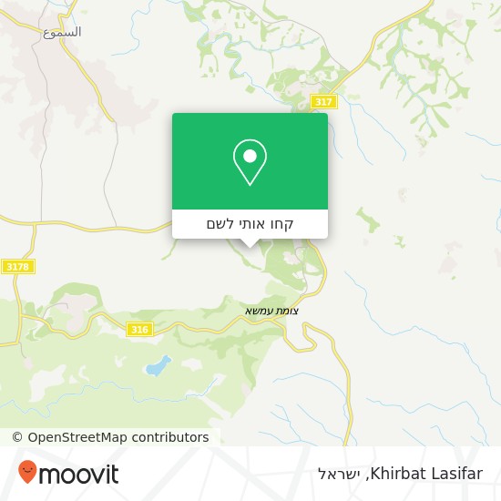 מפת Khirbat Lasifar