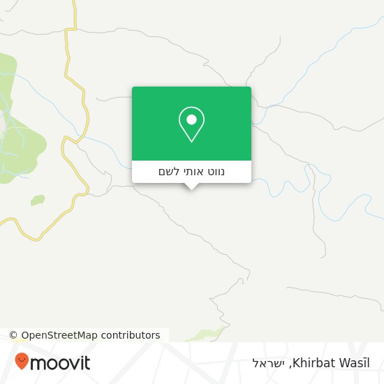 מפת Khirbat Wasīl