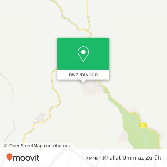 מפת Khallat Umm az Zurūh