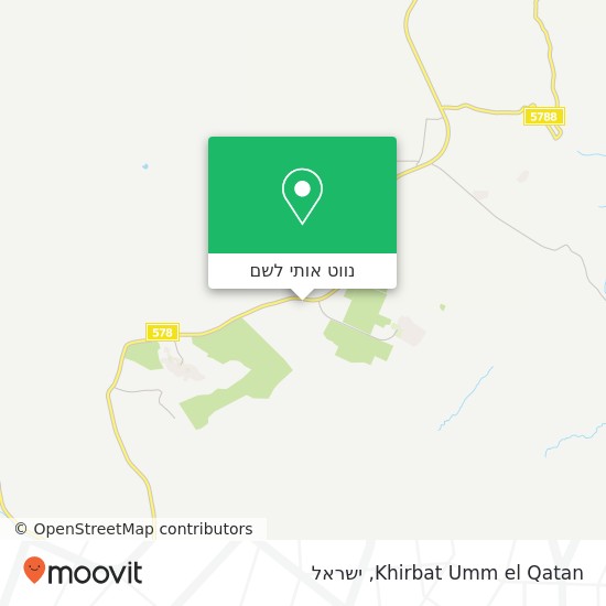 מפת Khirbat Umm el Qatan