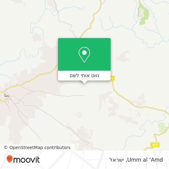 מפת Umm al ‘Amd