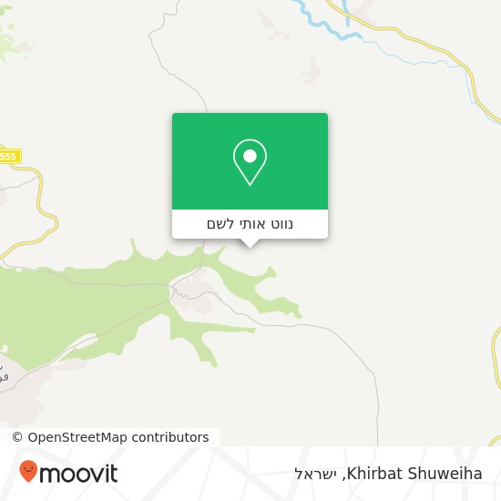 מפת Khirbat Shuweiha