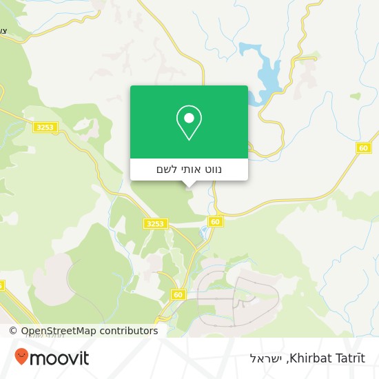 מפת Khirbat Tatrīt