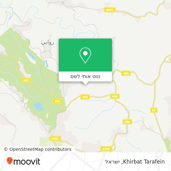 מפת Khirbat Tarafein