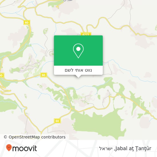 מפת Jabal aţ Ţanţūr