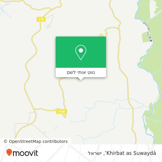 מפת Khirbat as Suwaydā’