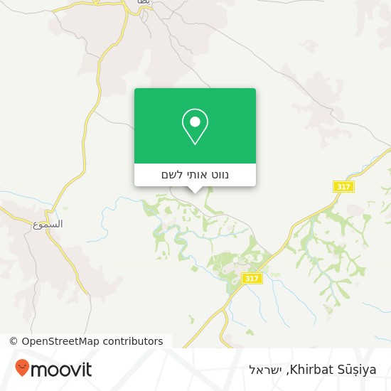 מפת Khirbat Sūṣiya