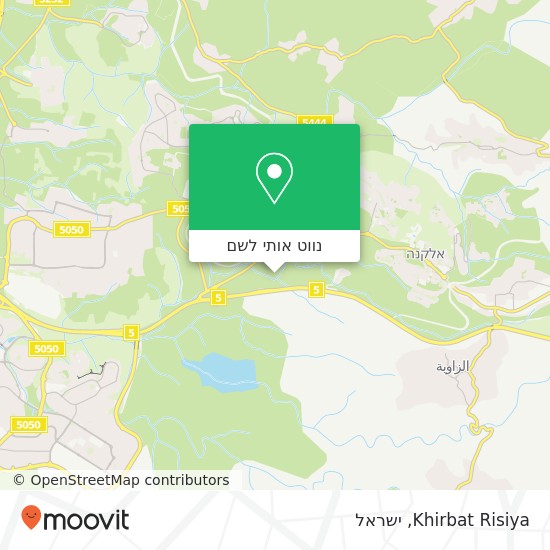 מפת Khirbat Risiya