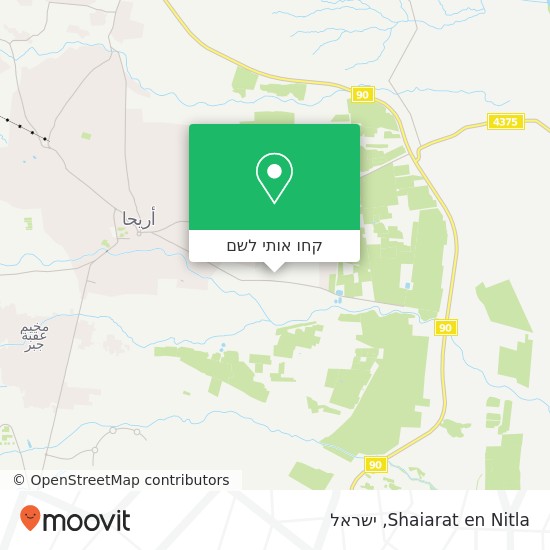 מפת Shaiarat en Nitla