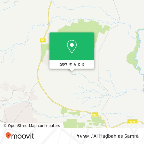 מפת Al Haḑbah as Samrā’