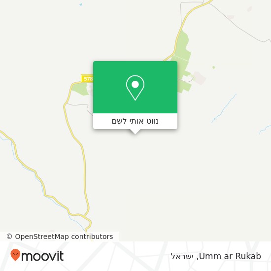 מפת Umm ar Rukab