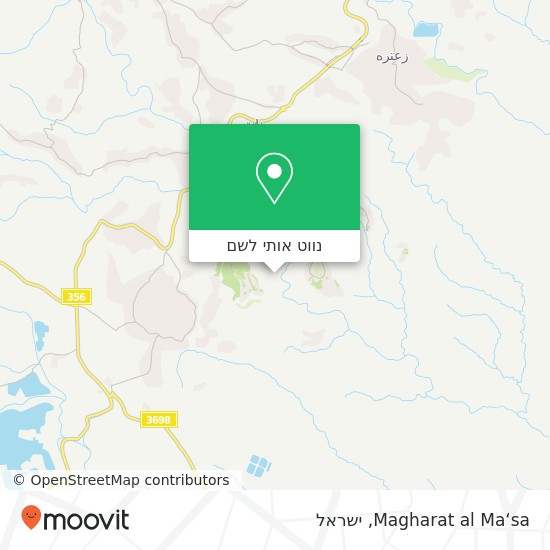 מפת Magharat al Ma‘sa