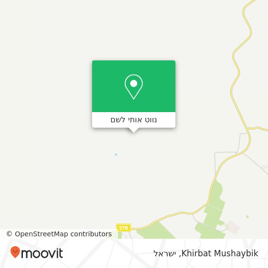 מפת Khirbat Mushaybik