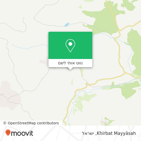 מפת Khirbat Mayyāsah