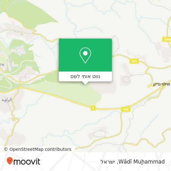 מפת Wādī Muḩammad