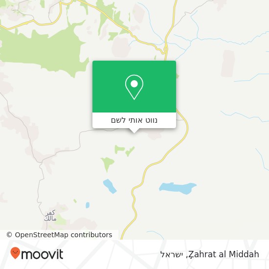 מפת Z̧ahrat al Middah