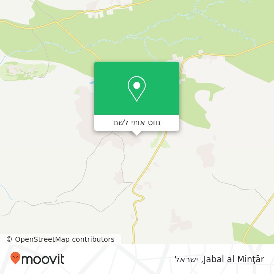 מפת Jabal al Minţār