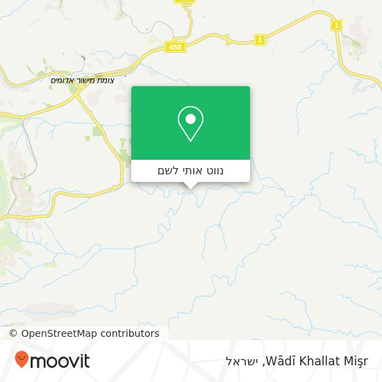 מפת Wādī Khallat Mişr