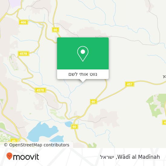 מפת Wādī al Madīnah