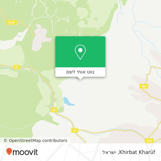 מפת Khirbat Kharūf