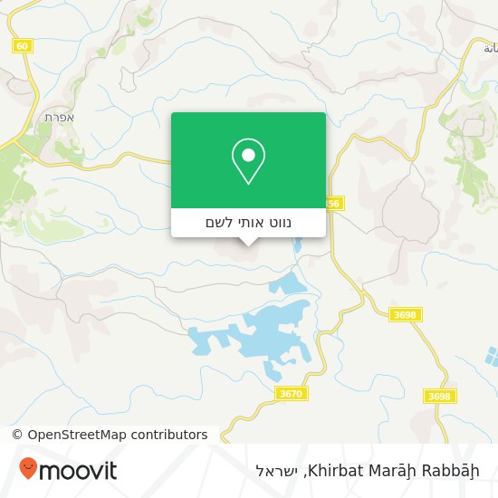 מפת Khirbat Marāḩ Rabbāḩ