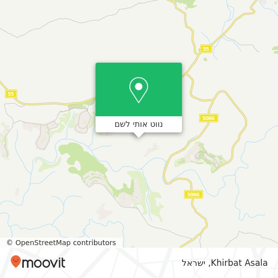 מפת Khirbat Asala