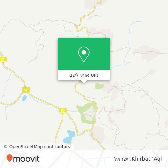 מפת Khirbat ‘Aql