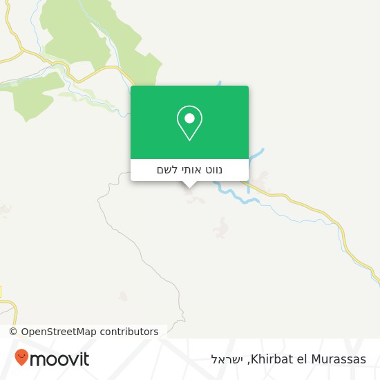 מפת Khirbat el Murassas