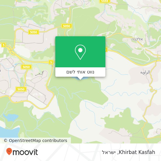 מפת Khirbat Kasfah