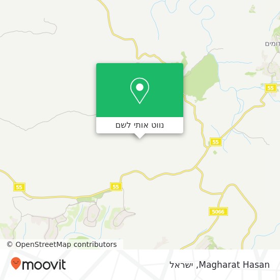 מפת Magharat Hasan