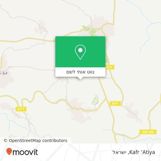 מפת Kafr ‘Atiya