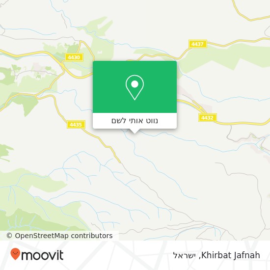 מפת Khirbat Jafnah