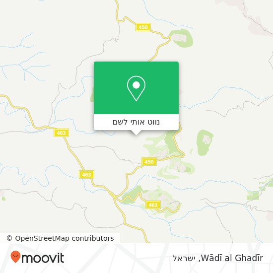 מפת Wādī al Ghadīr