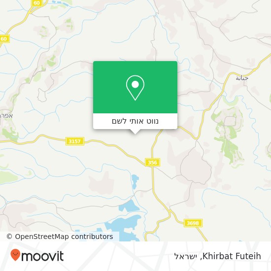 מפת Khirbat Futeih