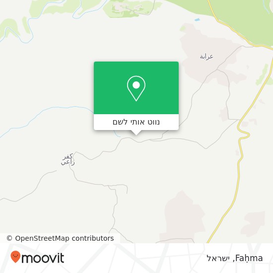 מפת Faḥma