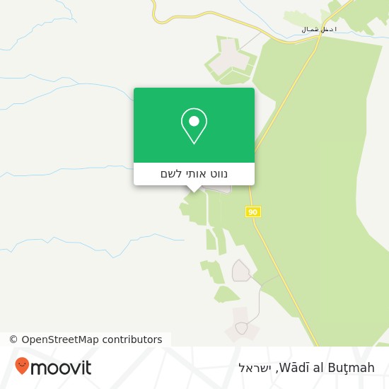 מפת Wādī al Buţmah