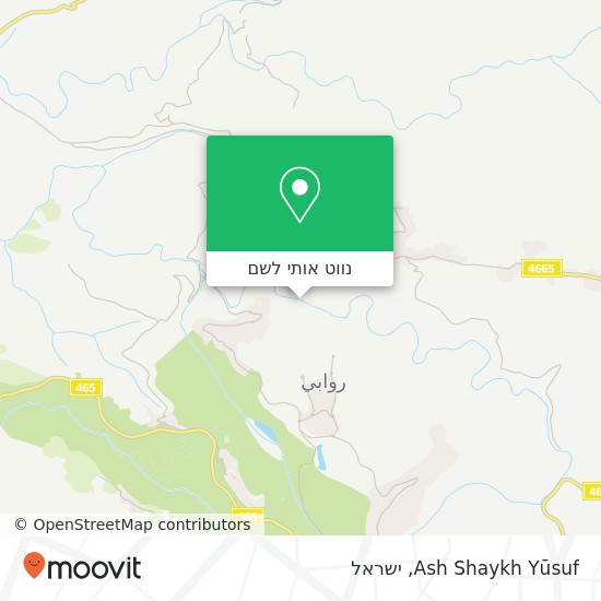 מפת Ash Shaykh Yūsuf